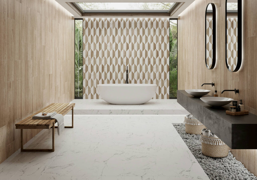 Tile Ideas for Large Bathrooms